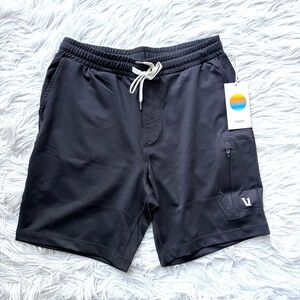 NWT Vuori Sunday Performance Shorts Small Black Gym Athleisure Athletic